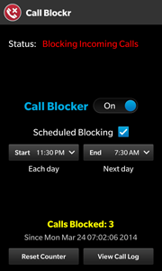 Call Blockr screenshot