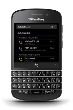 BlackBerry Q10 Screenshot