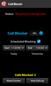 Call Blockr screenshot