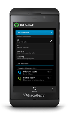 BlackBerry Z10 Screenshot
