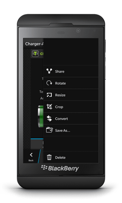 BlackBerry Z10 Screenshot